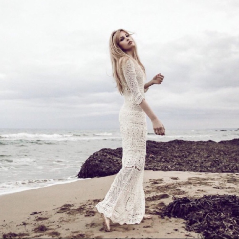 Handcrafted dress 100% silk “ THE BARDOT DRESS”